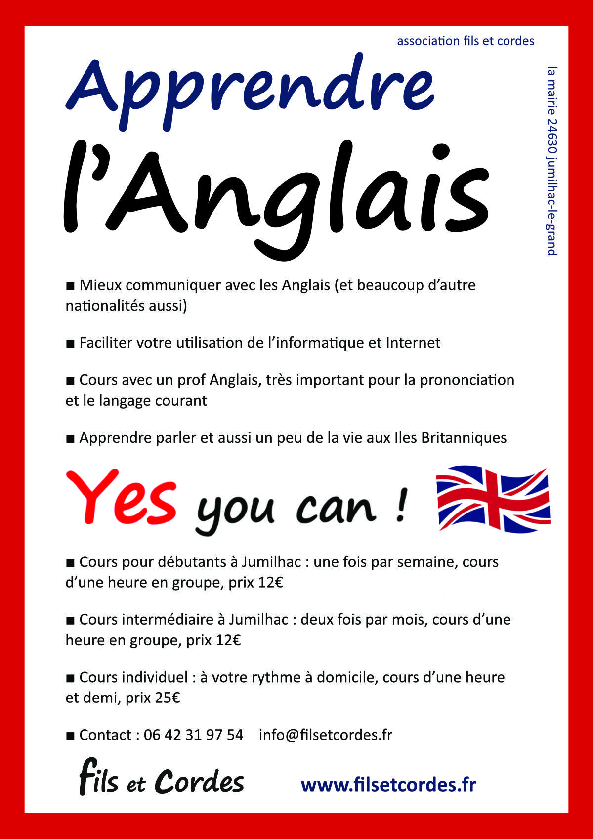 flyer yes you can 1